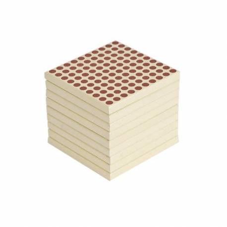 45 cuadrados de 100 en madera Montessori para todos Sistema Decimal