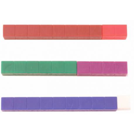 186 Regletas en plástico dentadas + Tarjetas de actividades