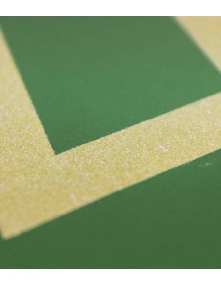 Números de lija sobre  base de madera