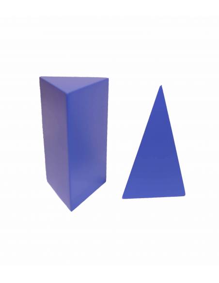 Sólidos geométricos azules Montessori para todos Sensorial