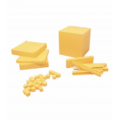 Base 10 amarillo encajable