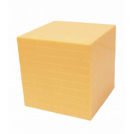 Base 10 amarillo encajable