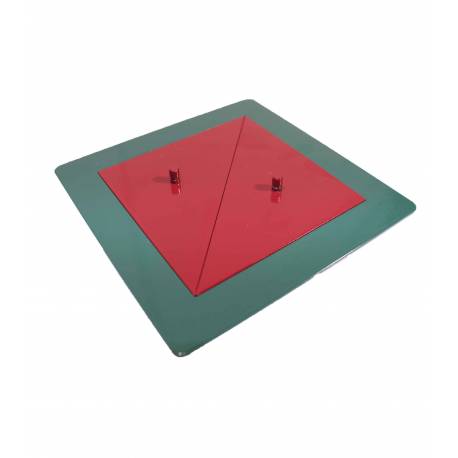 Cuadrados y rectángulos de metal Montessori para todos Geometría y Álgebra