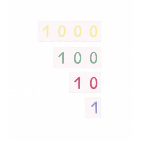 Números largos mini - color Made in Spain Base 10