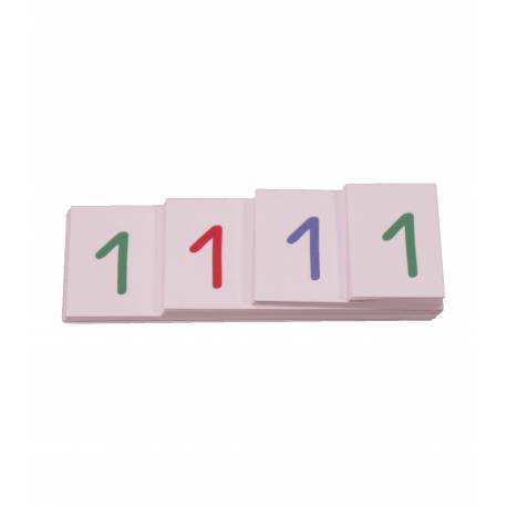 Números largos mini Montessori Made in Spain Sistema Decimal