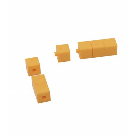 Base 10 amarillo encajable