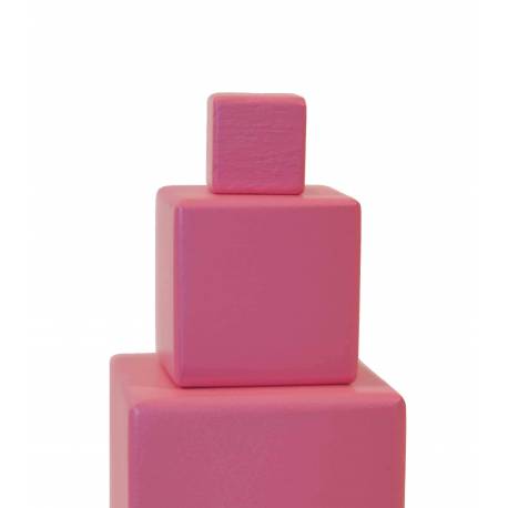 Repuesto Torre Rosa 1x1x1 cm Montessori para todos Sensorial 2