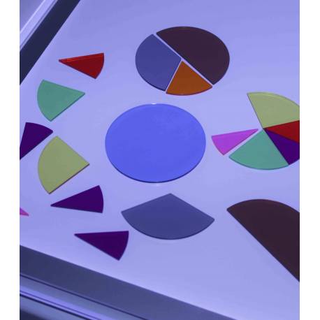 Discos transparentes y fracciones