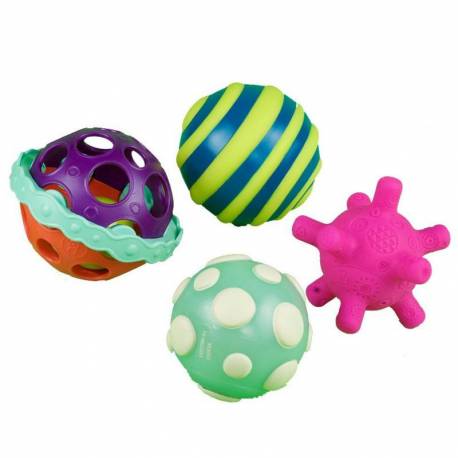 Ball-a-balloos. Conjunto de bolas con texturas  Bebés