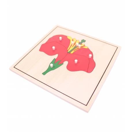 Puzzle de madera - Flor