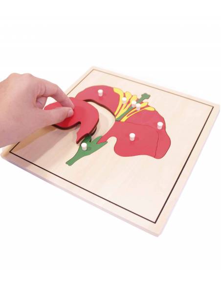 Puzzle de madera - Flor