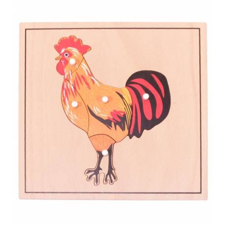 Puzzle madera - Gallo