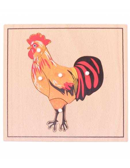Puzzle madera - Gallo