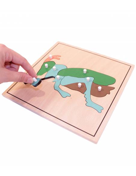 Puzzle de madera - Grillo