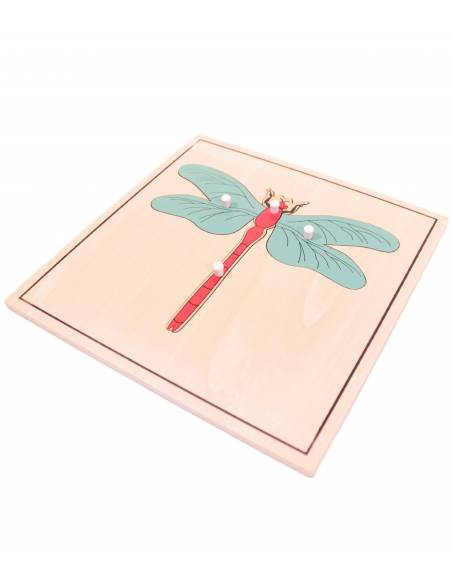 Puzzle madera - Libélula
