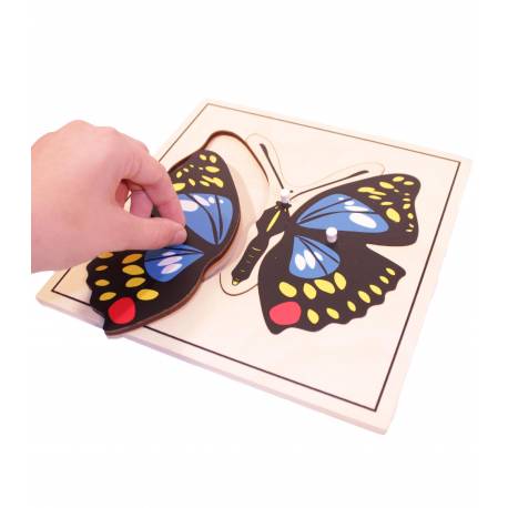 Alegre Apuesta Publicidad Puzzle madera - Mariposa
