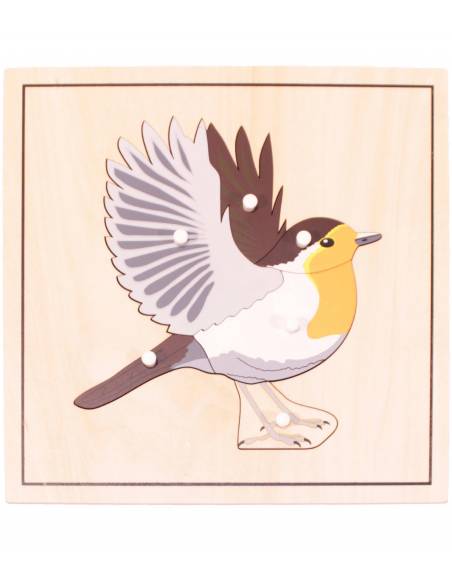 Puzzle de madera - Pájaro