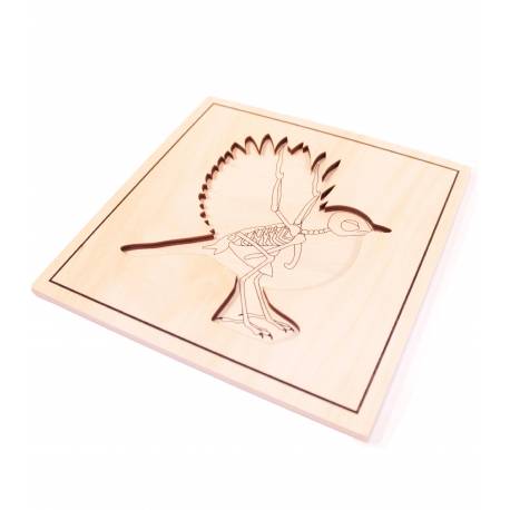 Puzzle de madera - Pájaro 2