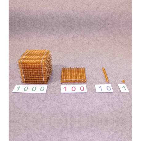 Números largos mini Montessori 2
