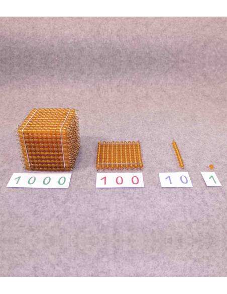 Números largos mini Montessori