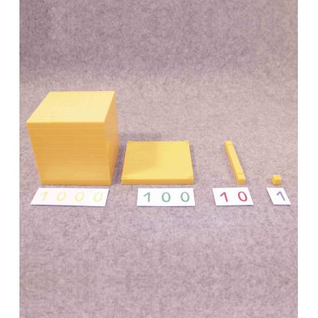 Números largos mini Montessori