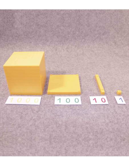 Números largos mini Montessori