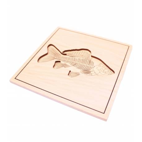 Puzzle de madera - Pez 2