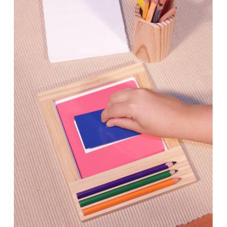 Bandeja de trazado DOBLE Montessori para todos Preescritura