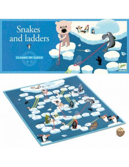 Escaleras y serpientes Djeco Juegos de mesa