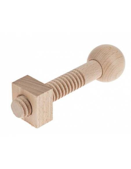 Barra roscada de madera