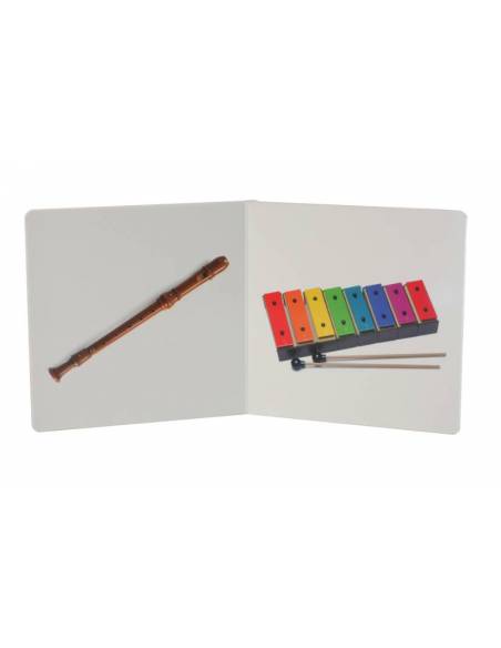 Cuento Imágenes Instrumentos Musicales cartón