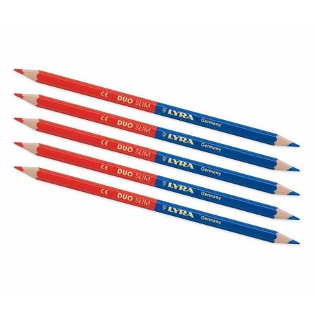 Lápiz bicolor rojo y azul LYRA  Libretas, papel y lápices