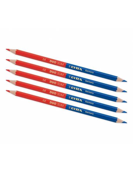 Lápiz bicolor rojo y azul LYRA  Libretas, papel y lápices