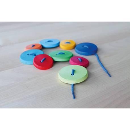 Botones de madera para enhebrar