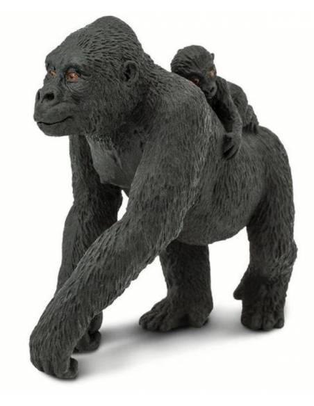 Gorila hembra con bebé  Animales Grandes
