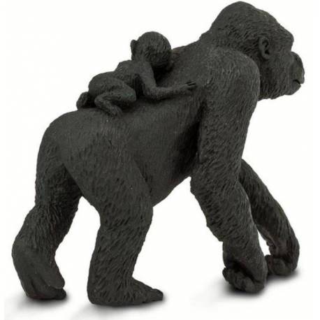 Gorila hembra con bebé  Animales Grandes