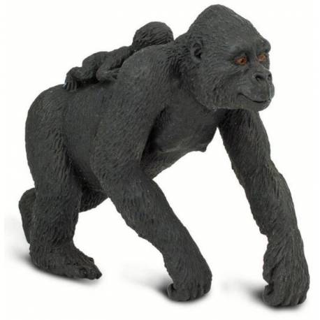 Gorila hembra con bebé  Animales Grandes