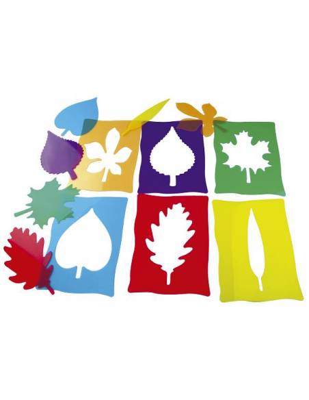 Siluetas de Hojas Montessori