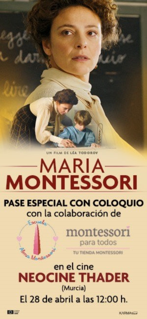 Preestreno película MARIA MONTESSORI Murcia