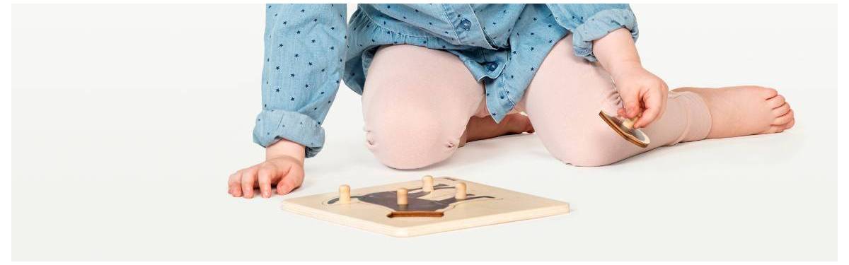 ▷ Primeros Puzzles de Madera · Material Montessori de Infantil