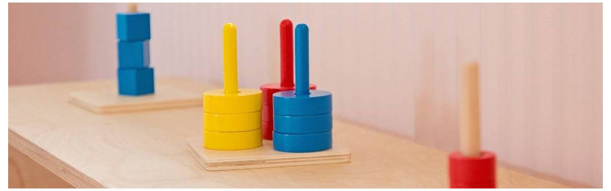 ▷  Material Montessori de Infantil de 0 a 3 años | Material Montessori