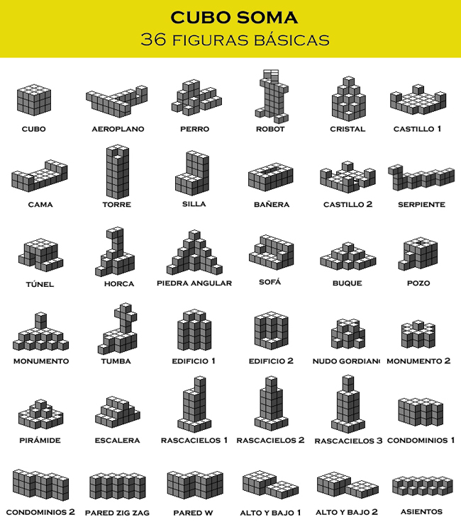 Figuras con cubo soma